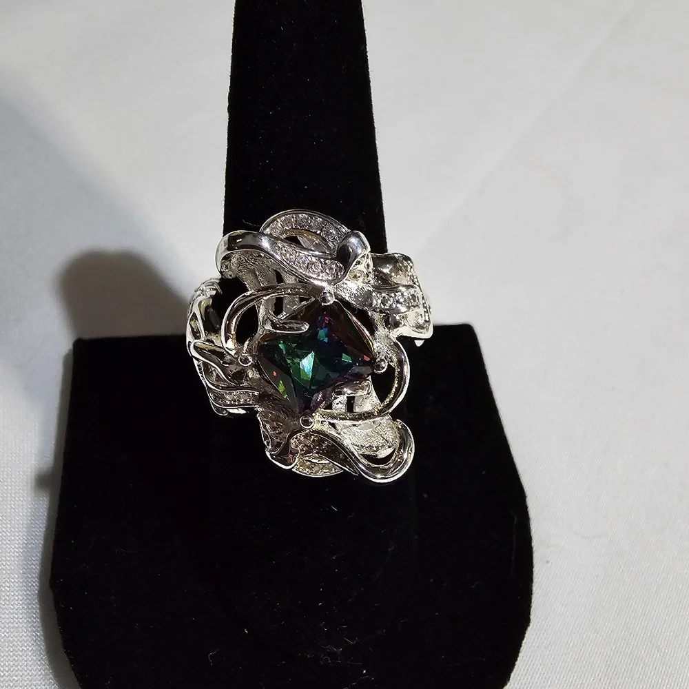 Sterling Siver Mermaid 🧜‍♀️ Ring - Picture 3 of 17